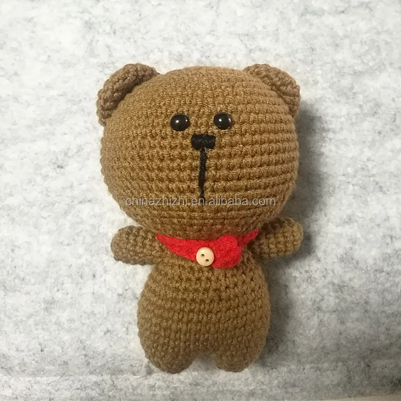 19茶色のビールと赤いスカーフ100 綿糸かぎ針編みのおもちゃガラガラ赤ちゃんぬいぐるみかぎ針編みの糸のおもちゃ Buy ビール かぎ針糸 編み Product On Alibaba Com