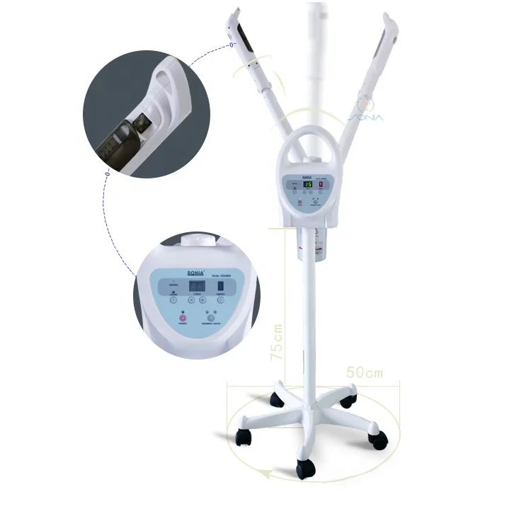 
SONIA BEAUTY HEALTH H1106 Professional Beauty Salon Facial Steamer Hot Vapor With Ozone 