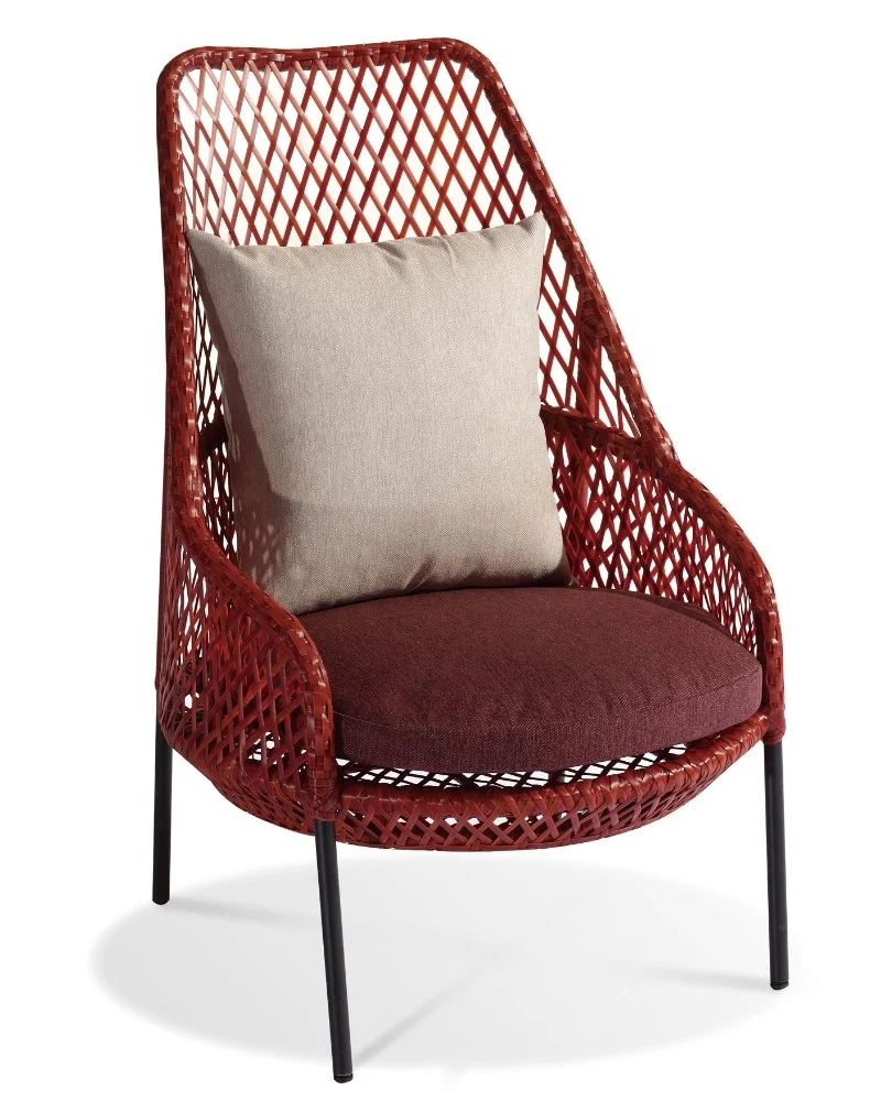 Handmade Pe Rattan Outdoor Aluminium Chair Wrought Iron Garden Handmade Pe Rattan Outdoor Aluminium Chair Wrought Iron Garden