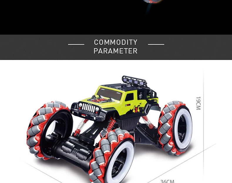 1:12 RC Drifting car toys Hollow Universal Wheel Drift Luminous Climbing Car with gesture induction technology