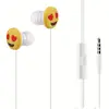 Kids Earbus Cute Panda Earphone PVC Logo Panda Earphones