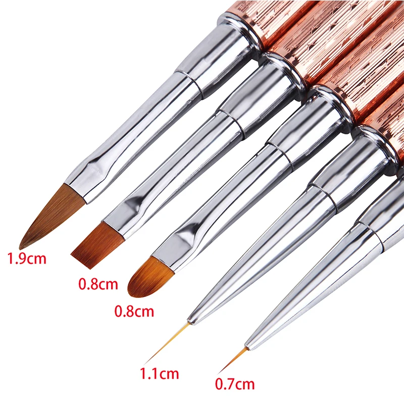 Wholesale Professional Kolinsky Acrylic Nail Art Brush Set With ...