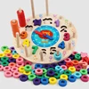 Kids Wooden Digital Clock Early Learning Toy