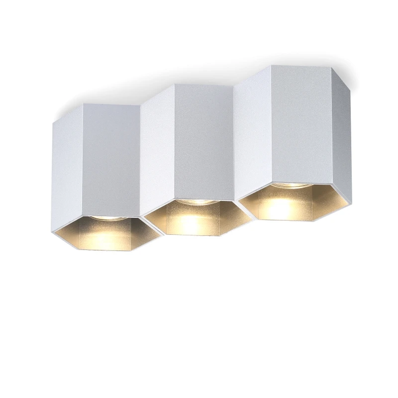Modern aluminium silver color honeycomb design ceiling led down light