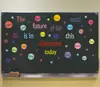 The Future of The World is in This Classroom Quotes Banner for Classroom Stars Dots Creative Dream Educational Wall Art Banner