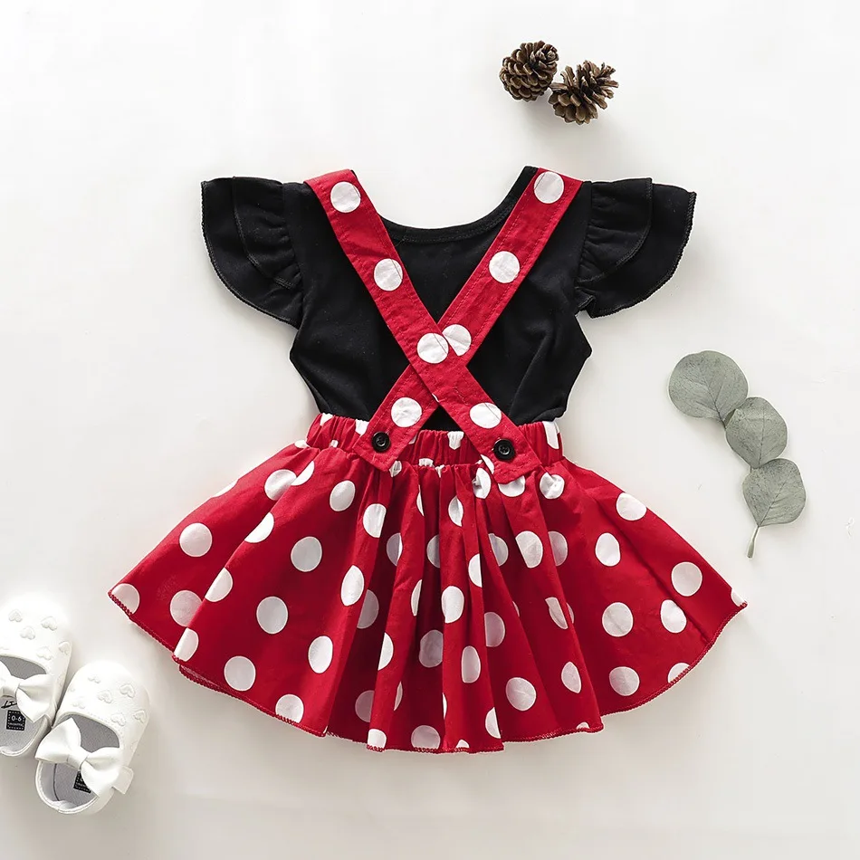 ZAXARRA Toddler Baby Girls Strap Suspender Skirt Overalls Dress Outfit 