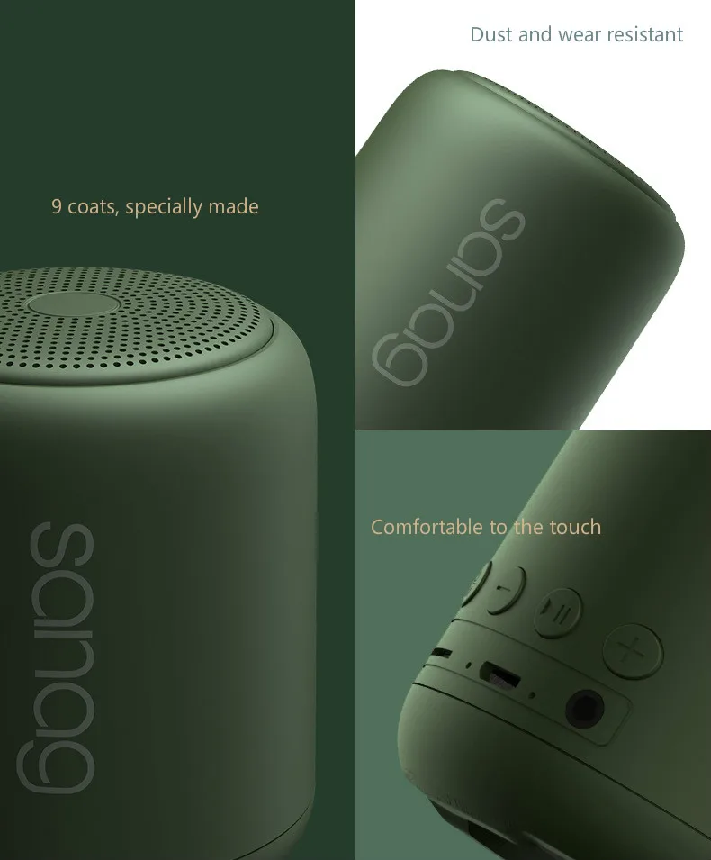 Small Steel Cannon Bluetooth Speaker Outdoor Waterproof Mini Subwoofer Sports Small Speaker - ANKUX.COM