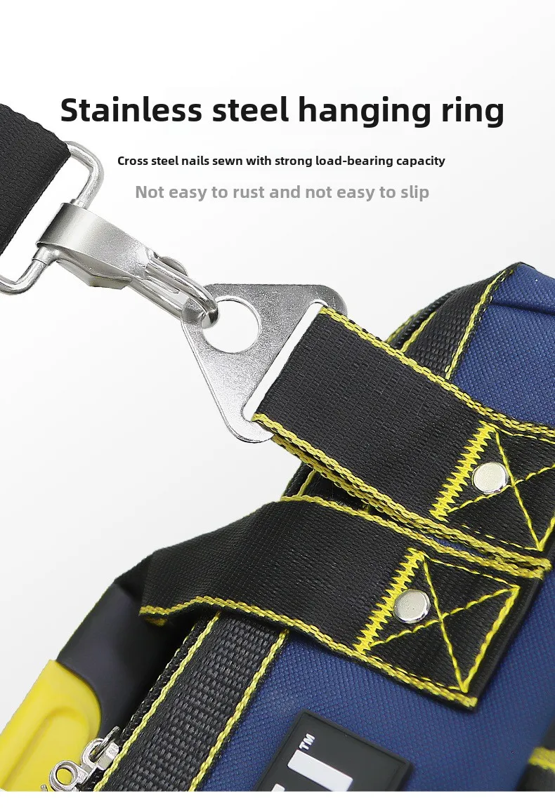 Atacado Multi Funcional Engrossado Eletricista Carpenter Ferramenta Saco Bolsa Resistente ao Desgaste Heavy Duty Mochila OEM Customizável