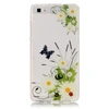 For Huawei P8 lite adopting IMD process transparent phone case soft tpu case