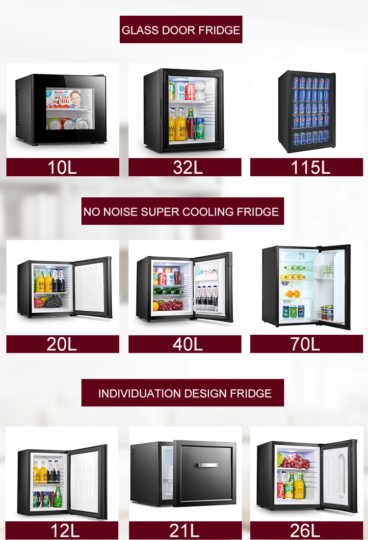 No Noise 40l Hotel Room Thermoelectric Clear Glass Door Mini Bar Fridge Buy Mini Bar Fridge