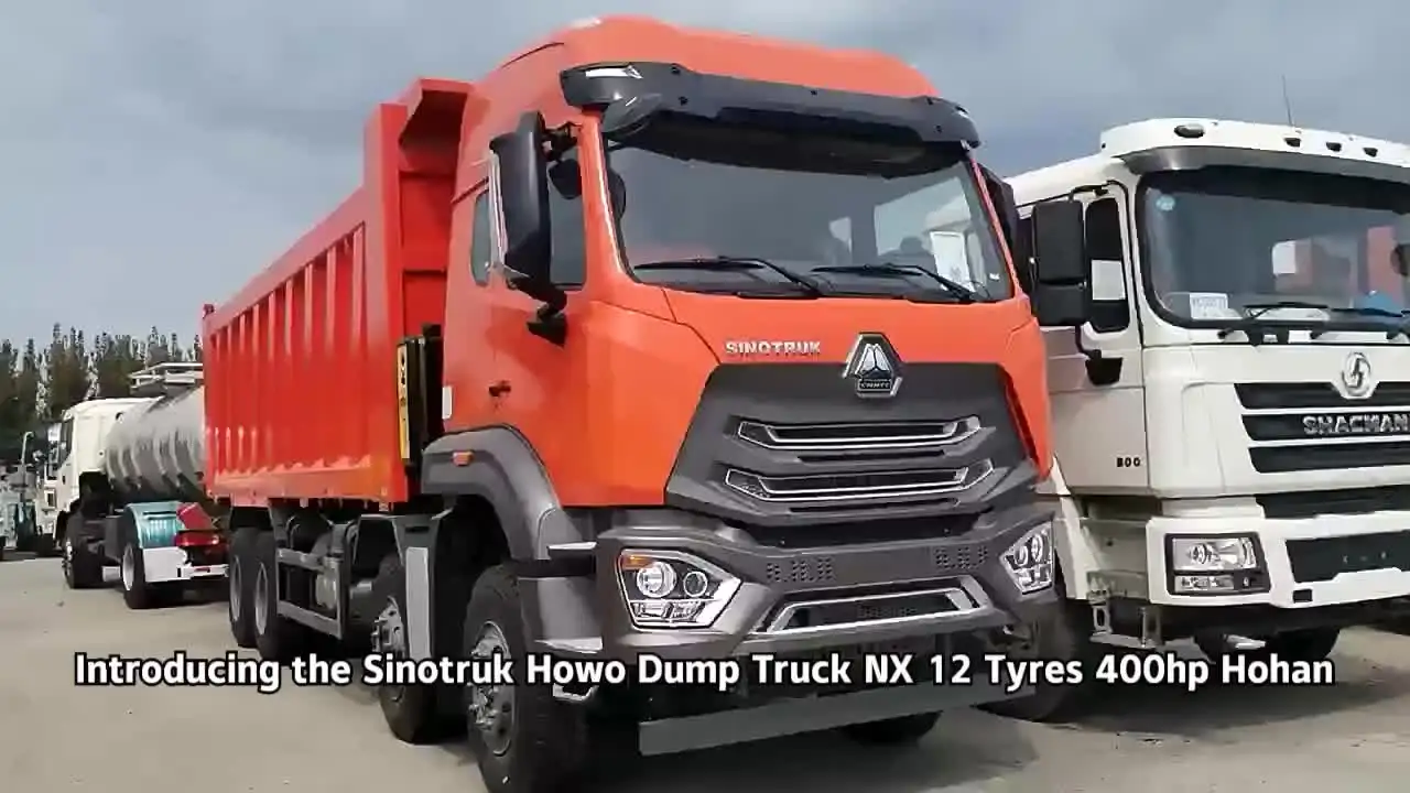Sinotruk Howo Dump Truck NX 12 Tyres 400hp Hohan 8x4 Left