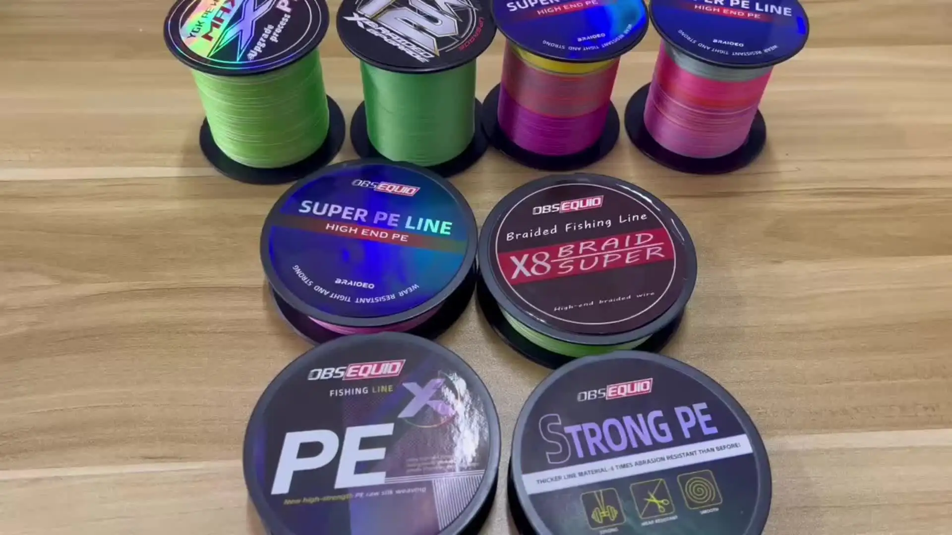 Custom X12 150M Polyethylene High Strength Wear Resistant Floating Multicolored Braided Fishing Line Eco-Friendly Stream Custom X12 150M Polyethylene High Strength Wear Resistant Floating Multicolored Braided Fishing Line Eco-Friendly Stream