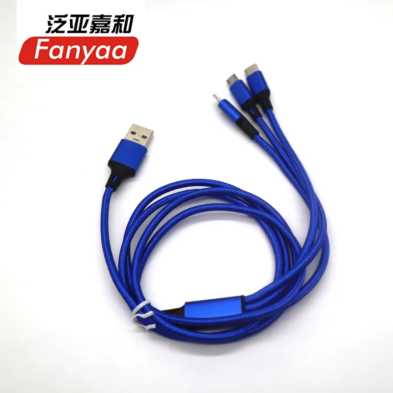Best selling fast charging 3 in 1 retractable usb type-c travel usb cable - ANKUX.COM