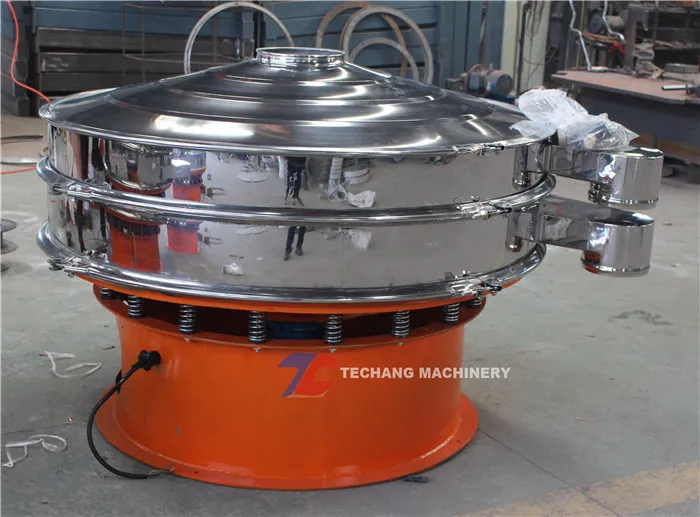 Stainless steel rotary vibrating screen/ circular vibrating sieve for starch