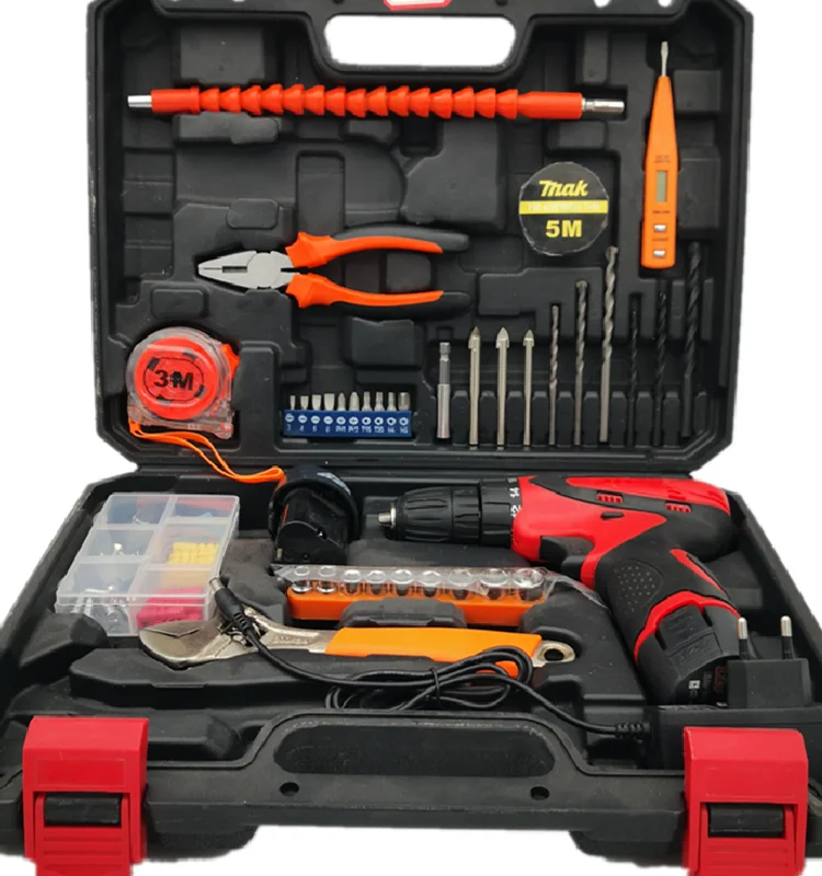 108PC 10mm Cordless Drill Home High-quality Practical Kit