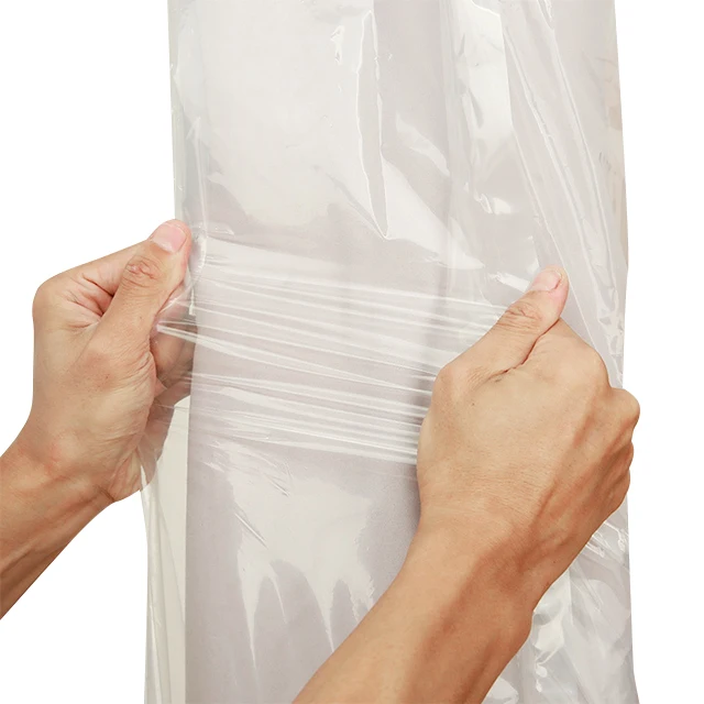 Heavy Duty Pe Clear Plastic Storage Bag Full Spring Plastic Mattress