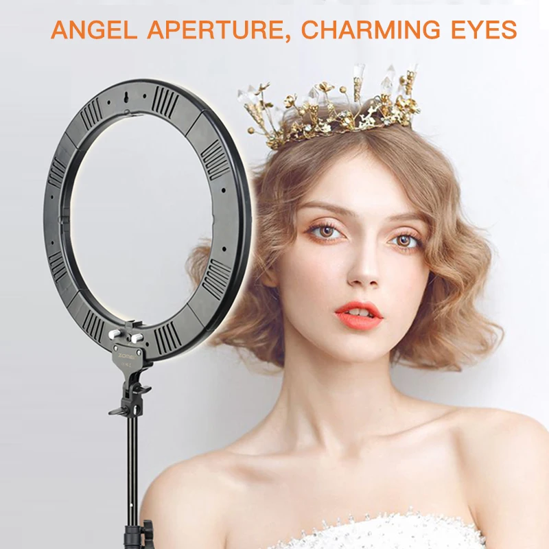 Kingshowstar - Live Broadcast Led Photography Ring Light 5500k Selfie 10 Inch 18 Inch Ring Fill Light Led Ring Light Ungrouped 11