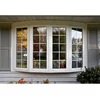 Modern Bay & Bow Window Designs Aluminum Balcony Glass Cambered Curved Window Philippines