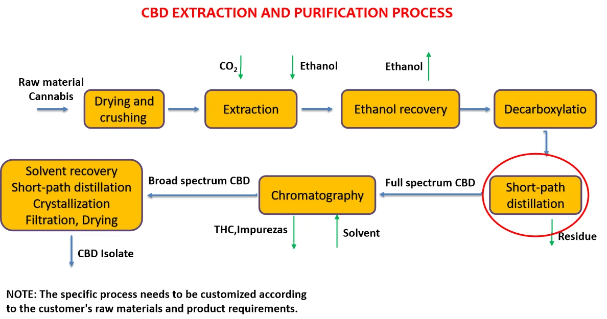 CBD oil purification