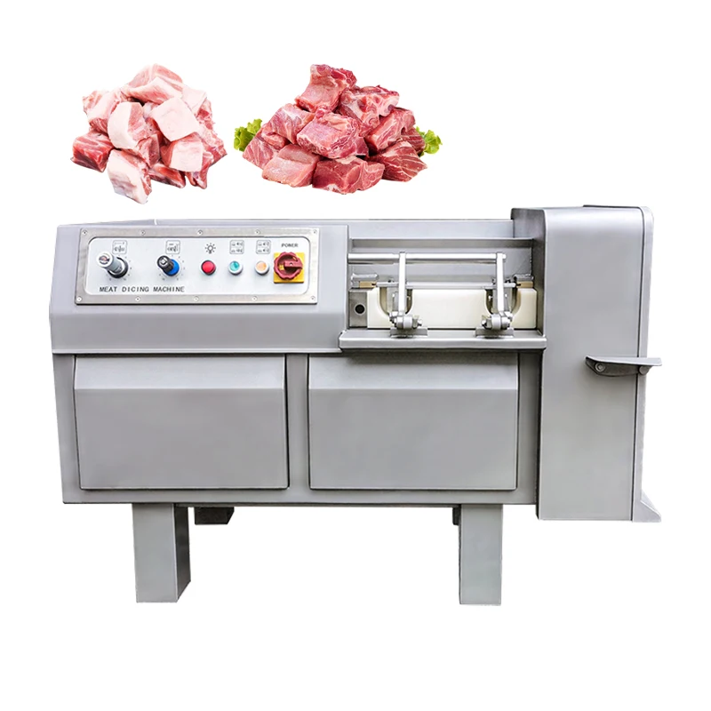 Fresh Frozen Meat Boneless Chicken Dicing Machine Commercial For Frozen ...