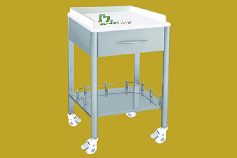 Medical cabinet mobile dental trolley for instrument