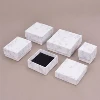 Wholesale luxury custom design small cardboard jewellery storage packaging paper jewelry box with sponge