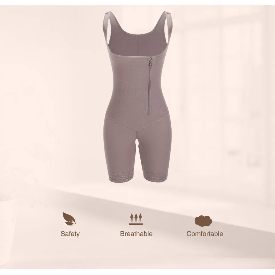 High Quality Plus Size Tummy Control Open Crotch Foot Epoxy Lady