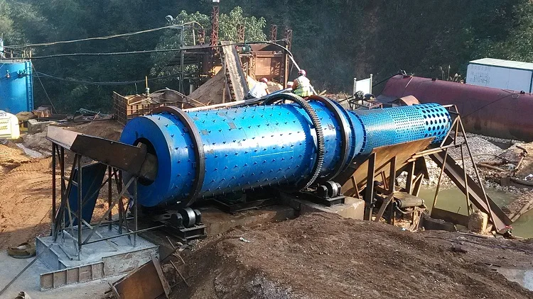 rotary drum sand washer