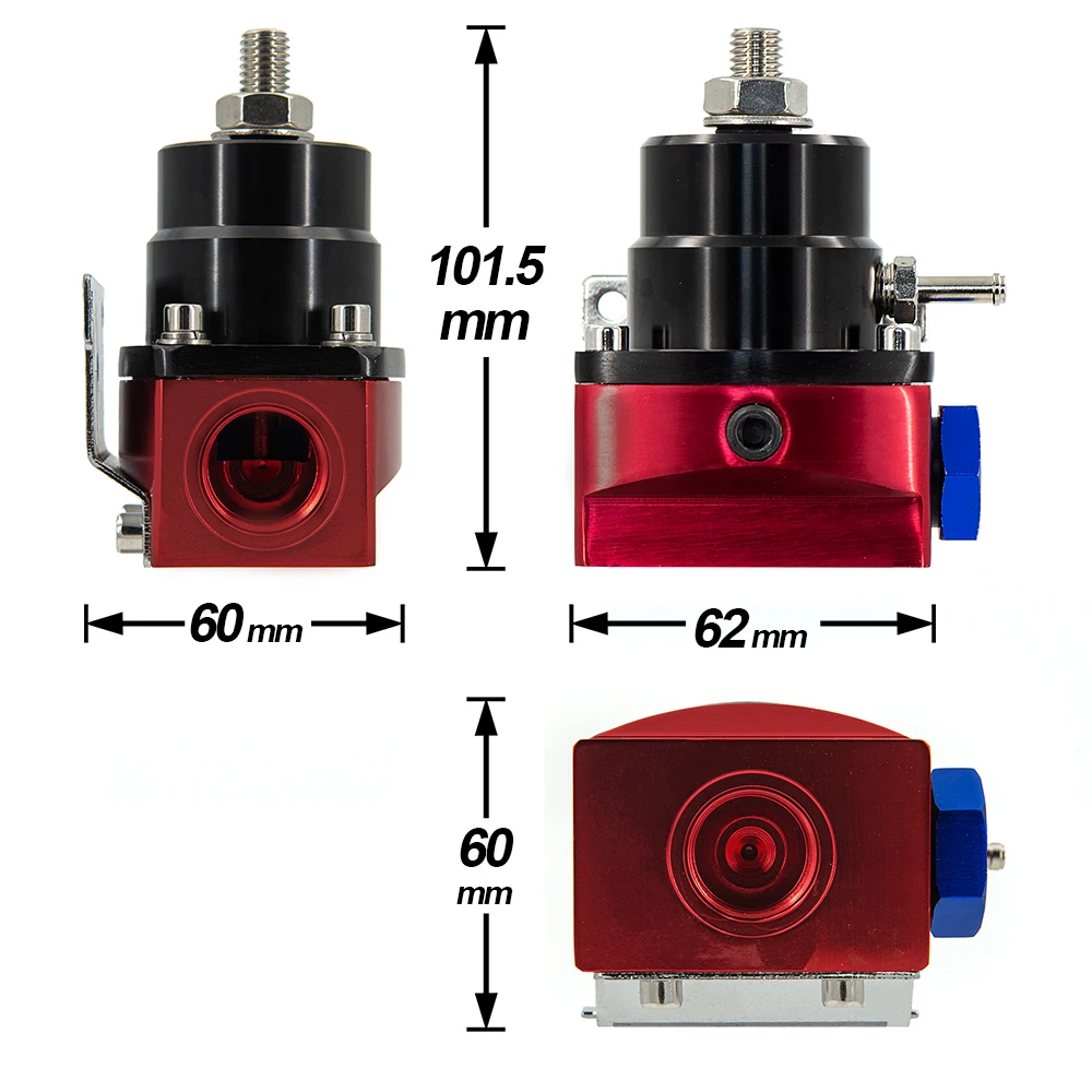 Jdm Adjustable Fpr Fuel Pressure Regulator With An10 Fitting For