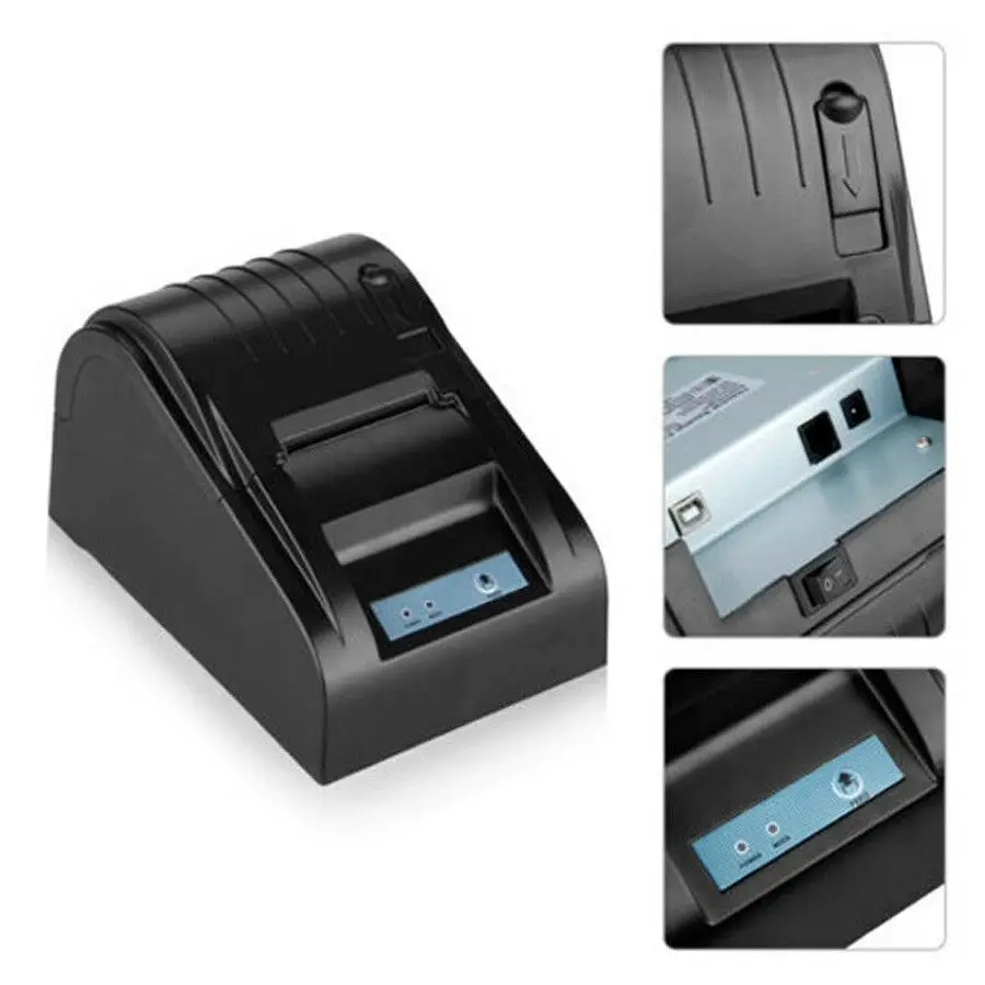 Мини термопринтер. Mini Receipt Printer. Касса микро со струйным принтером.