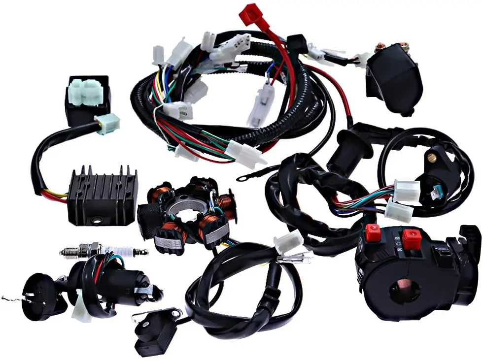 Custom Rohs Compliant Motorcycle Main Wire Harness Factory Auto Wiring