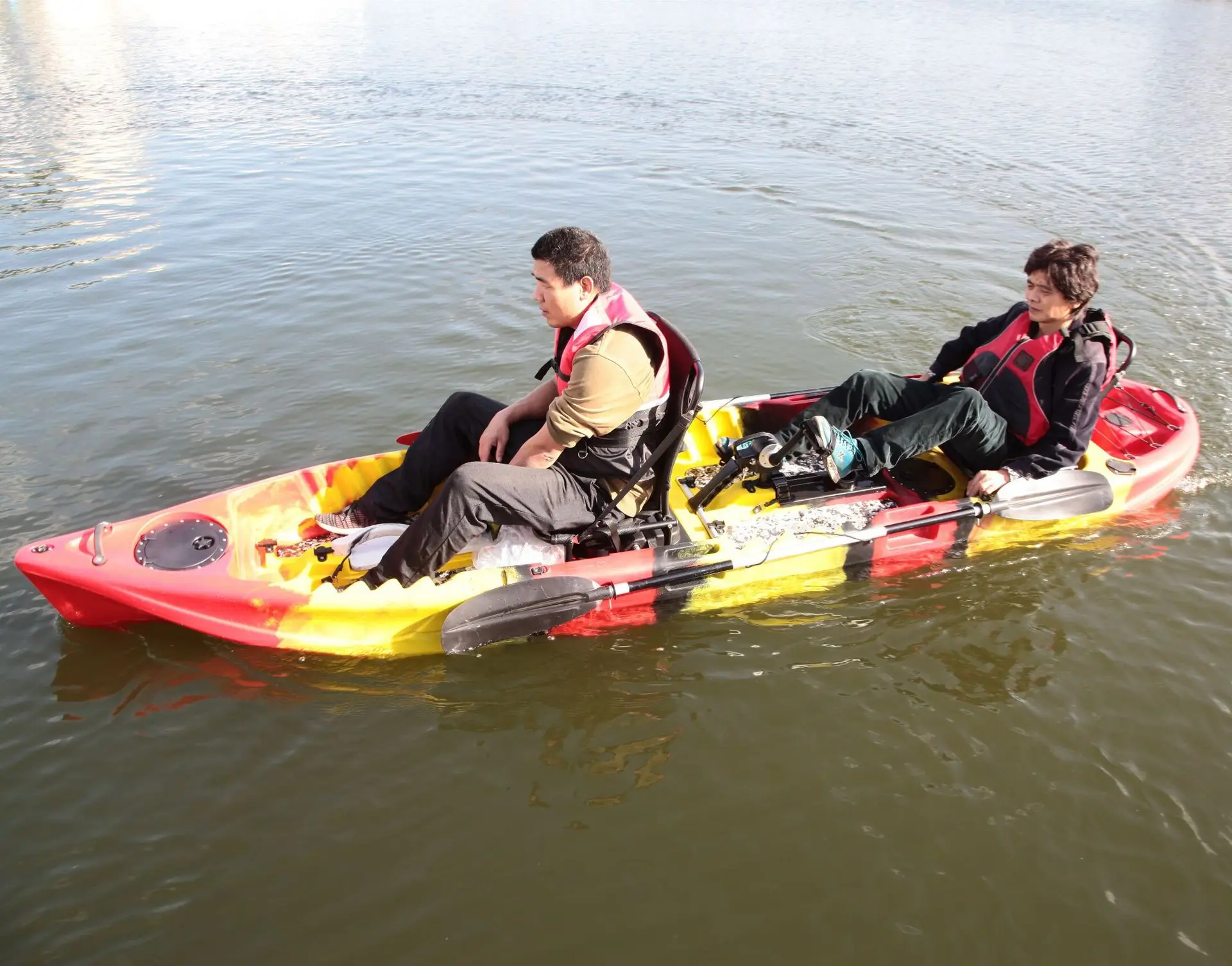 2022 Wholesale 2 Person Pedal Drive Fishing Boats Kayak In Canoe/kayak