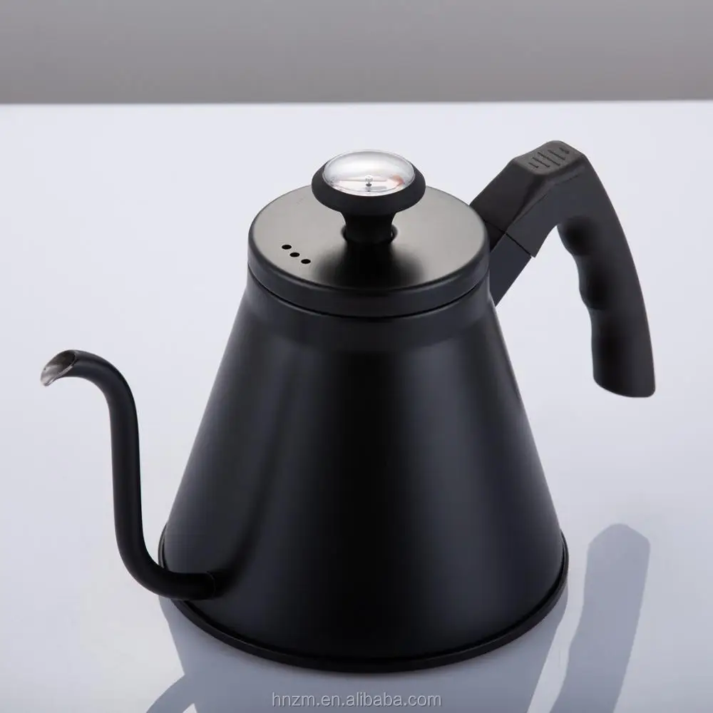 With Thermometer Teapot Drip Stainless Steel Gooseneck Coffee Kettle