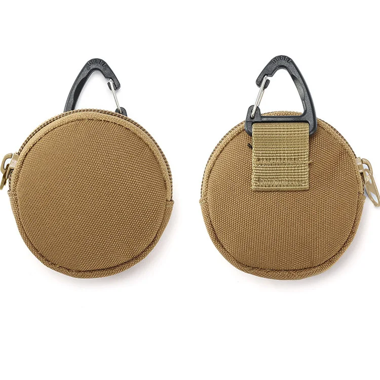 round pouch keychain