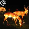 Christmas simulated deer lantern decoration electronic with control