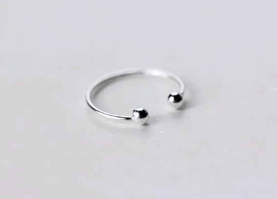 open size  925 sterling silver simple cheap ball rings.jpg