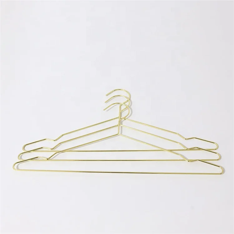 Gold coat hangers retail clothes hangers gold hangers wholesale MP-33