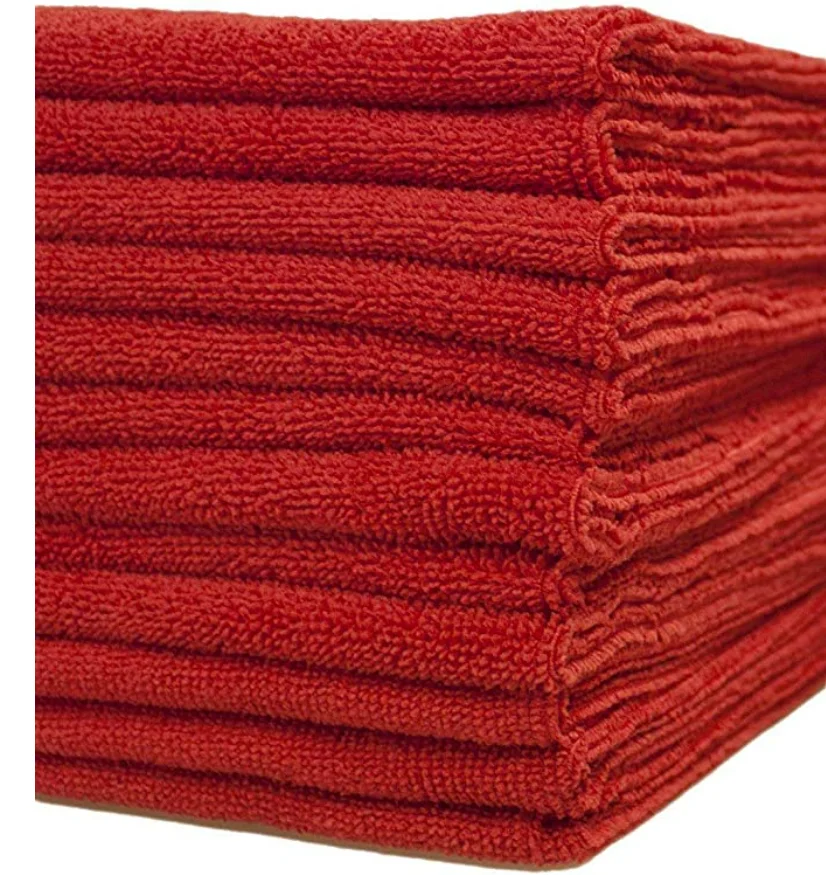 Korean Waffle Weave Microfiber Cleaning Cloth Quickdry Square Drying