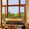 House opening aluminum tilt turn casement window villa aluminum multi tilt turn window