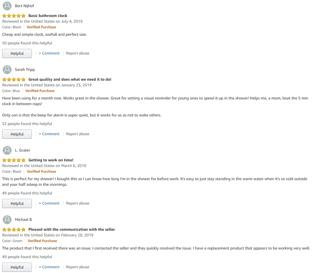 Waterproof Shower Clock With Alarm Indoor Thermometer Hygrometer