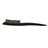 Hair Salon Nylon Teasing Hair Brushes Rat Tail Combs for Back Combing, Root Teasing to Add Volume and Hair