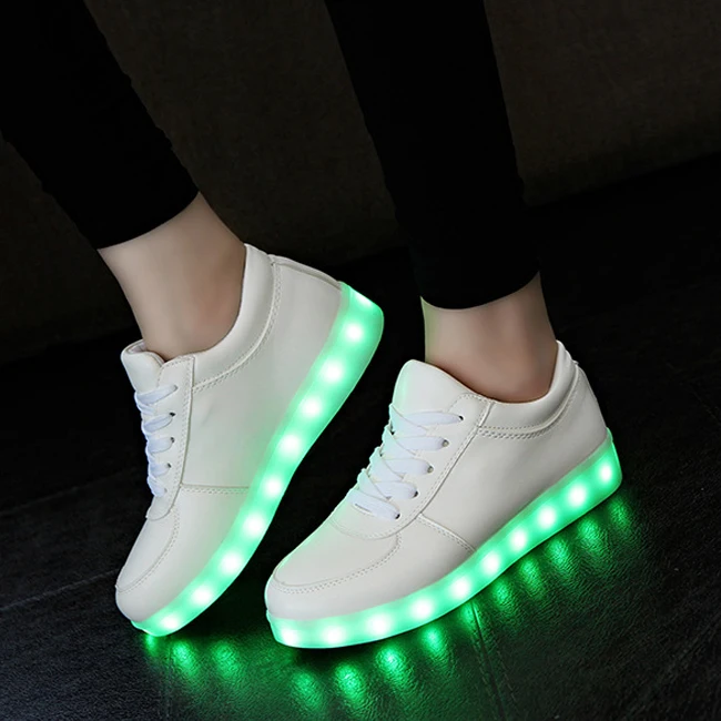 Promotional Custom Logo Printed Led Shoes Light Up Glow Sneakers - Buy Led Shoes,Light Up Sneakers,Led Sneakers Product on