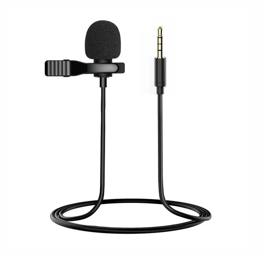 2 In 1 Portable Mini Mic 3.5mm Type C Usb 8pin Port Clip-on Lapel 