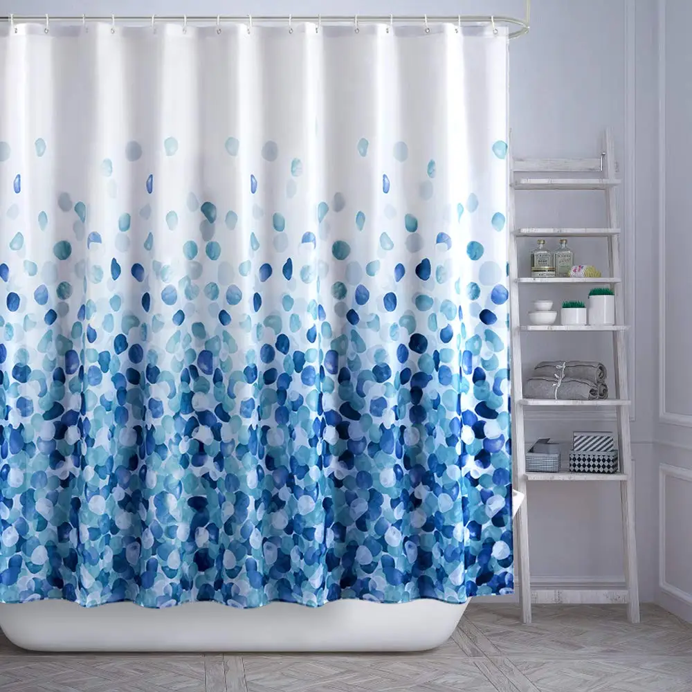 Wholesale High Quality Bathroom Waterproof Polyester Shower Curtain