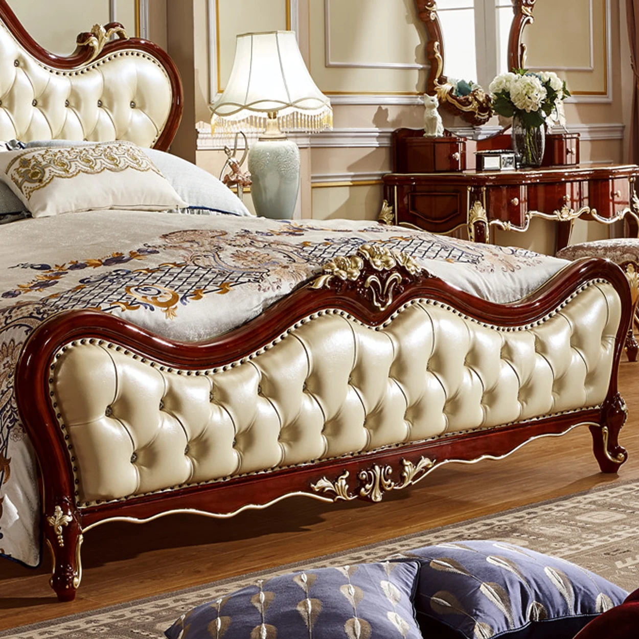 阿拉伯古董家具古典床