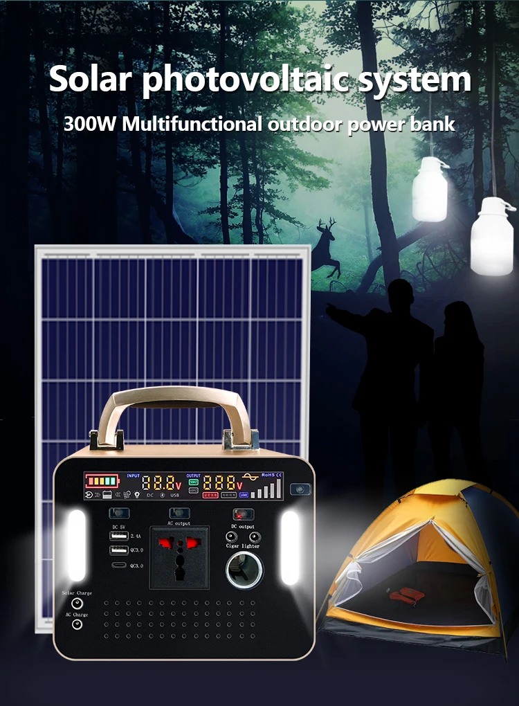 Sp02 Portable Solar Inverter Generator Solar Power Station 500w