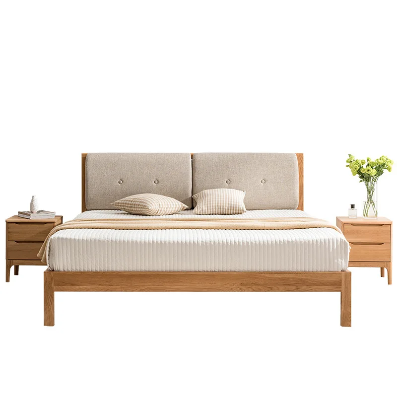 product-BoomDear Wood-New Design Solid Wood Bed wooden Bedroom Furniture-img-1
