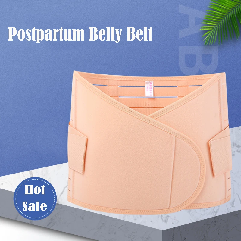 Postpartum Belly Wrap Abdominal Pelvic Binder Girdle Belly Band Support Post Surgery Recovery 