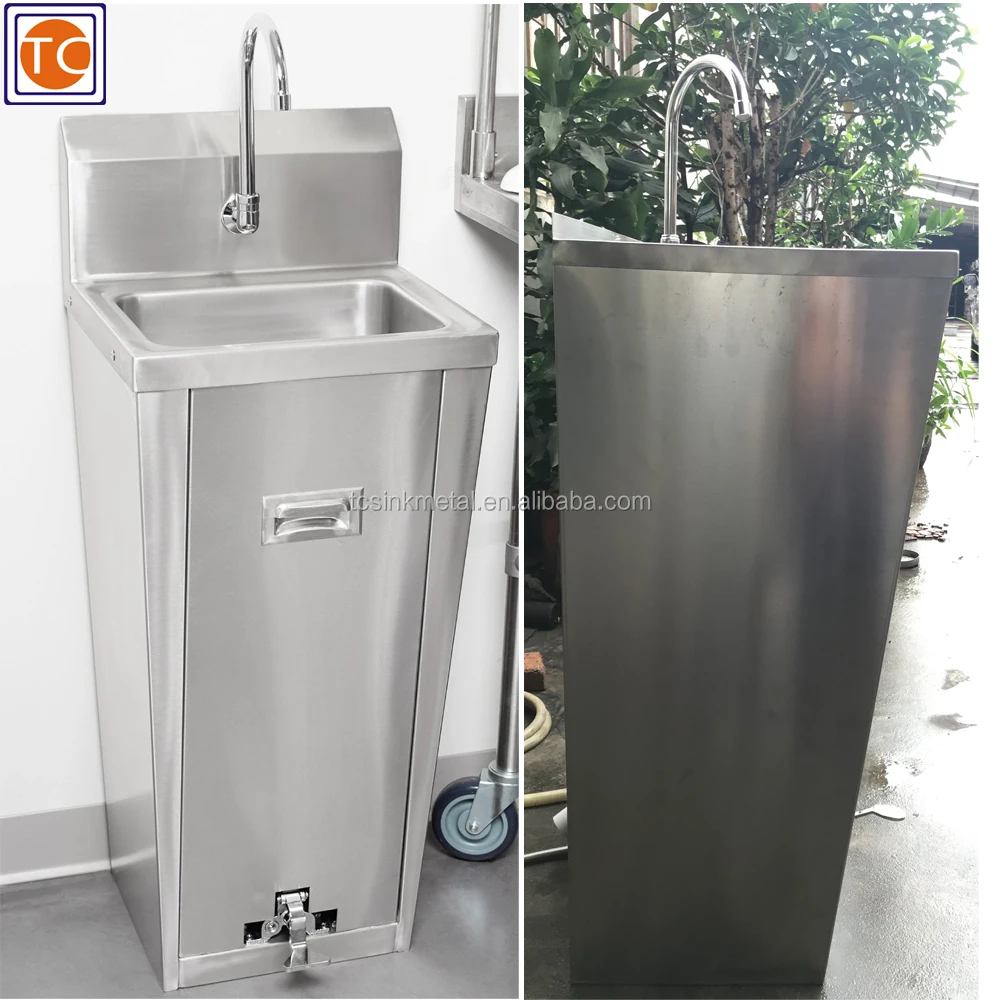 Foot Operated Medical Hospital Stainless Steel Hand Washing Sink Buy