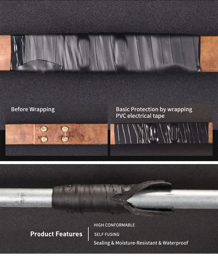 Double Sided Waterproof Electrical Self Fusing Rubber Mastic Tape Buy